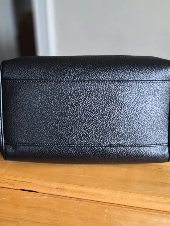 NWT Viral Steve Madden Bboden Black Rowan Boston Bag - Leather Satchel Crossbody - Picture 8 of 10